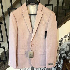 NEW w Tags Express Men's Photographer Slim Fit 38 Long Red toned Blazer Jacket